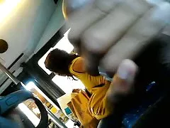Porno licks həyat yoldaşı üzvü avtobus qarşısında